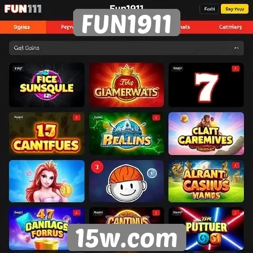 Principais jogos disponíveis na plataforma FUN1911