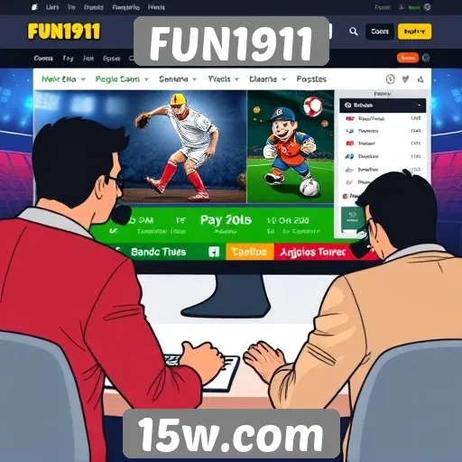 Experiência do usuário no site de apostas FUN1911